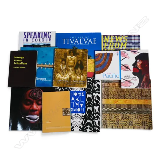 TWELVE PUBLICATIONS - CONTEMPORARY PACIFIC ART AND CRAFTS INCL. TIVAEVAE